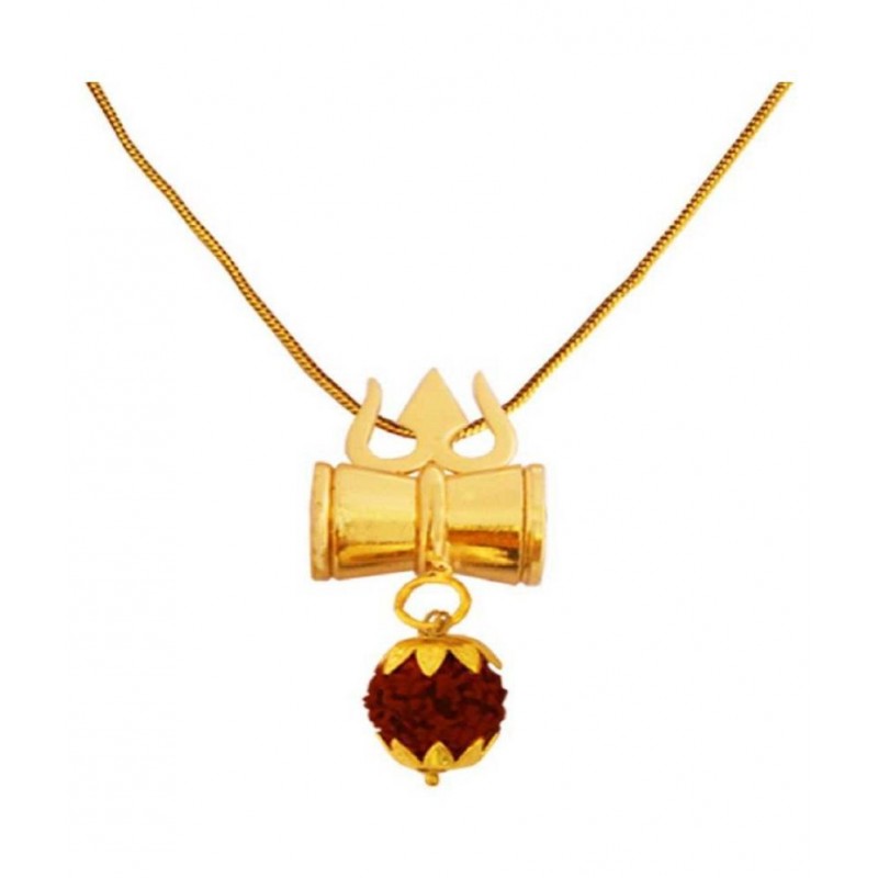 Damru Locket With Chain