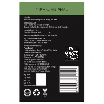 Dark Forest® Niranjan Phal  Raw Herbs 25 gm Pack Of 1