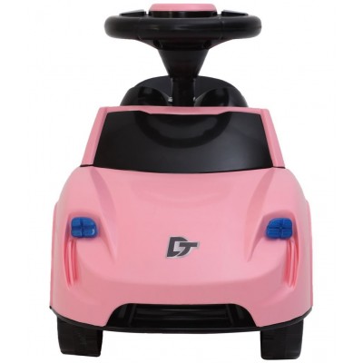 Dash Musical Ride on Car with Front and Rear Lights in Different Colors, Steering Drive, Perfect for Kids (1+ Years , Pink)