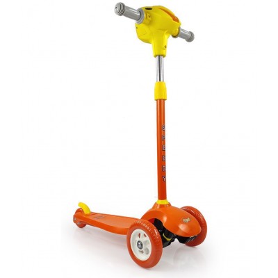 Dash Speedy Scooter with LED Lights and Music, Adjustable Height, for Your Kid, Road Runner Kick Scooter for Kids, Skating Scooter for Kids, Capacity 15 kg (3+ Years)