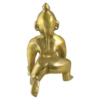 Davyanshi Enterprises Laddu Gopal Brass Idol