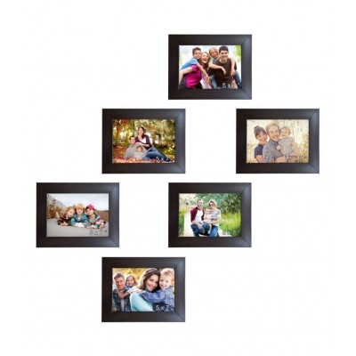 Decora Acrylic Brown Photo Frame Sets - Pack of 6