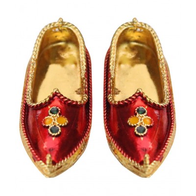 Deity Shoe Deity Ornament  (Laxmi Maa, Ladoo Gopal)