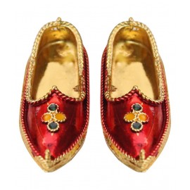 Deity Shoe Deity Ornament  (Laxmi Maa, Ladoo Gopal)