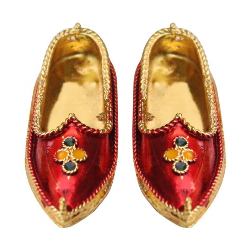 Deity Shoe Deity Ornament  (Laxmi Maa, Ladoo Gopal)