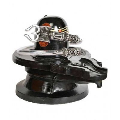 Designer Oxidized Silver Om Bahubali Kada Bracelet for Men & Women