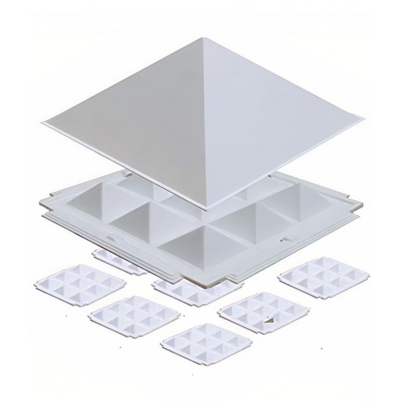 Devotional Kart White Plastic Figurines - Pack of 1