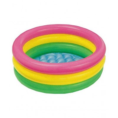 Divi Divine  Sunset Glow Baby Pool, Multi Color & High Output Air Balloon Pump, Multi Color