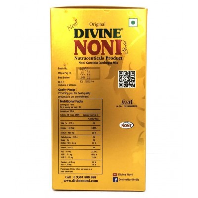 Divine Noni Fruit Juice Concentrate Noni Juice Immune Booster Syrup 400 ml