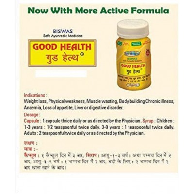 Dr Biswas Good Health Capsule GOOD HEALTH 50 CAPSULE PACK OF 2