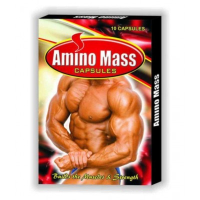 Dr Chopra Amino Mass Capsule (10x10=100) Capsule 100 no.s Pack Of 10