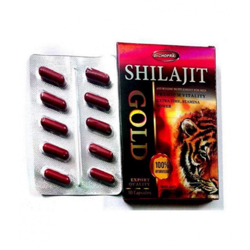 Dr Chopra Shilajit_10x3=30no.s For Men 100% SAFE Capsule 30 no.s