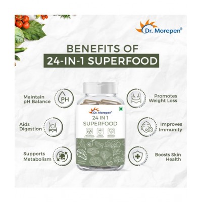 Dr. Morepen 24 In 1 Superfood Tablets for Immunity 60 no.s