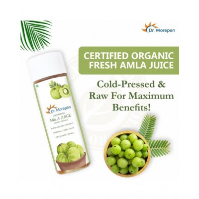 Dr. Morepen Cold Pressed Amla Juice For Immunity Liquid 1 l Pack Of 2