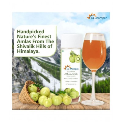 Dr. Morepen Cold Pressed Amla Juice For Immunity Liquid 1 l Pack Of 2