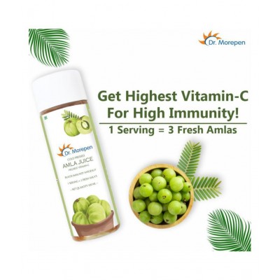 Dr. Morepen Cold Pressed Amla Juice For Immunity Liquid 1 l Pack Of 2