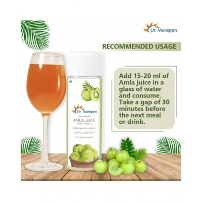 Dr. Morepen Cold Pressed Amla Juice For Immunity Liquid 1 l Pack Of 2