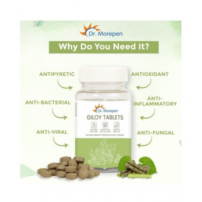 Dr. Morepen Giloy Tablets | Immunity Tablet 120 no.s Pack Of 2