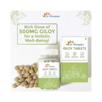 Dr. Morepen Giloy Tablets | Immunity Tablet 120 no.s Pack Of 2
