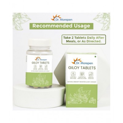 Dr. Morepen Giloy Tablets | Immunity Tablet 120 no.s Pack Of 2