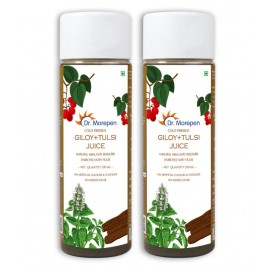 Dr. Morepen Giloy Tulsi Juice Immunity Drink Liquid 1 l Pack Of 2