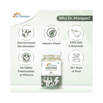 Dr. Morepen Gokshura Tablets | Tribulus Terrestris Tablet 60 no.s Pack Of 1