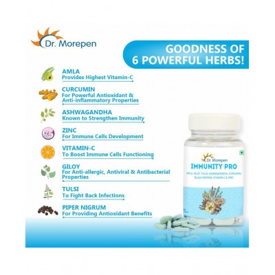 Dr. Morepen Immunity Pro Tablet 60 no.s Pack Of 1 Dr. Morepen Immunity Pro Tablet 60 no.s Pack Of 1