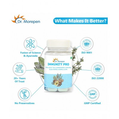 Dr. Morepen Immunity Pro Tablet 60 no.s Pack Of 1 Dr. Morepen Immunity Pro Tablet 60 no.s Pack Of 1
