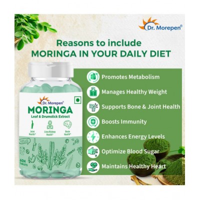 Dr. Morepen Moringa Tablets for Weight Loss 120 no.s Pack of 2