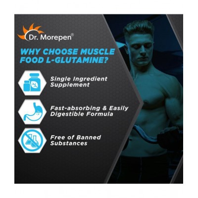 Dr. Morepen Muscle Food L-Glutamin 250 gm