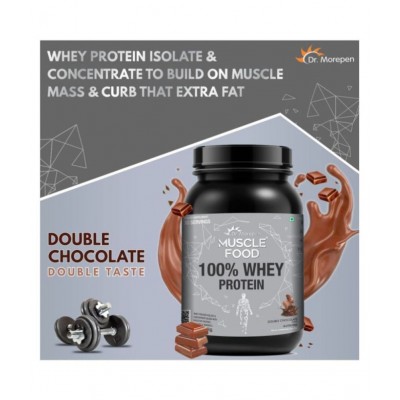 Dr. Morepen Muscle Food Whey Protein With Digestive Enzymes 1 kg