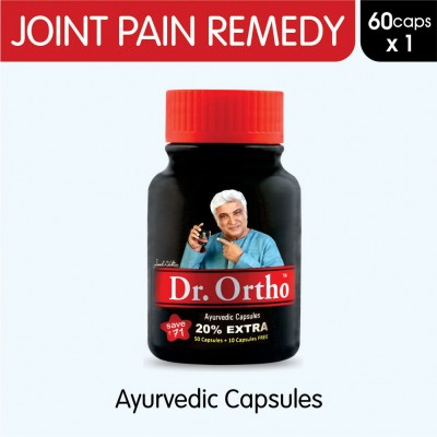 Dr Ortho Joint Pain Relief Capsules 60Caps, (Ayurvedic Medicine Helpful in Joint Pain, Back Pain, Knee Pain, Neck Pain) - Ayurvedic Capsules Dr Ortho Joint Pain Relief Capsules 60Caps, (Ayurvedic Medicine Helpful in Joint Pain, Back Pain, Knee Pain, Neck Pain) - Ayurvedic Capsules