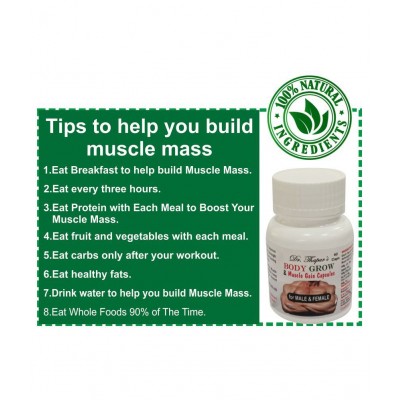 Dr. Thapar's BODY GROW MUSCLE GAIN CHEMICAL & SYNTHETIC SUPPLEMENTS FREE 60 Capsule 500 mg Dr. Thapar's BODY GROW MUSCLE GAIN CHEMICAL & SYNTHETIC SUPPLEMENTS FREE 60 Capsule 500 mg