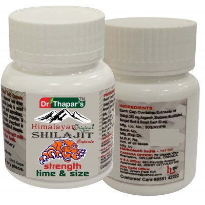 Dr. Thapar's Himalayan Original Shilajit 25+5 Free Capsule 500 mg Dr. Thapar's Himalayan Original Shilajit 25+5 Free Capsule 500 mg