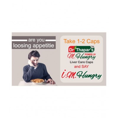 Dr. Thapar's Power Liv M HUNGRY LIVER CARE 60 Capsule 500 mg Dr. Thapar's Power Liv M HUNGRY LIVER CARE 60 Capsule 500 mg