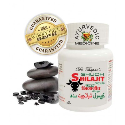Dr. Thapar's SHILAJIT SHUDH 60 Capsule 500 mg Dr. Thapar's SHILAJIT SHUDH 60 Capsule 500 mg