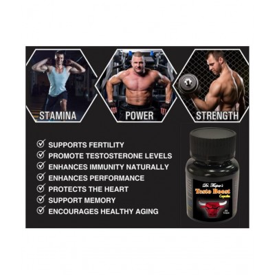 Dr. Thapar's Testo Boost CHEMICAL & SYNTHETIC SUPPLIMENTS FREE 60 Capsule 500 mg Dr. Thapar's Testo Boost CHEMICAL & SYNTHETIC SUPPLIMENTS FREE 60 Capsule 500 mg