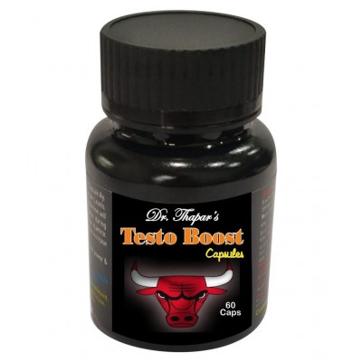 Dr. Thapar's Testo Boost CHEMICAL & SYNTHETIC SUPPLIMENTS FREE 60 Capsule 500 mg Dr. Thapar's Testo Boost CHEMICAL & SYNTHETIC SUPPLIMENTS FREE 60 Capsule 500 mg