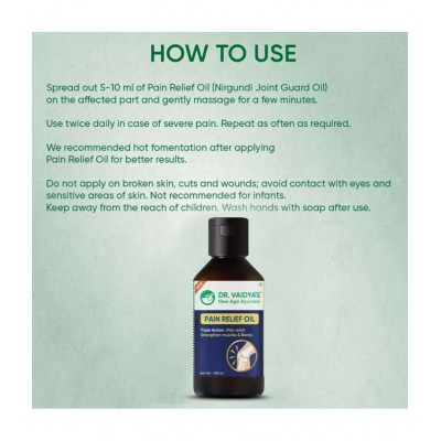 Dr Vaidyas - Oil For Body Ache ( Pack of 1 ) Dr Vaidyas - Oil For Body Ache ( Pack of 1 )