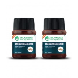 Dr Vaidyas ASHWAGANDHA CAPSULES Capsule 60 no.s Pack Of 2