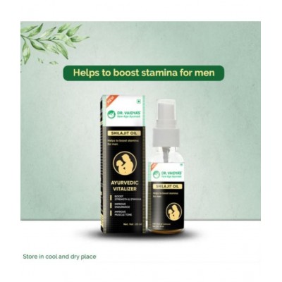 Dr Vaidyas Ayurvedic Shilajit Oil For male power Oil 25 ml Pack Of 2
