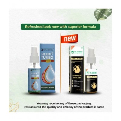 Dr Vaidyas Ayurvedic Shilajit Oil For male power Oil 25 ml Pack Of 2