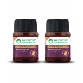 Dr Vaidyas CONSTIPATION RELIEF CAPSULES Capsule 60 no.s Pack Of 2