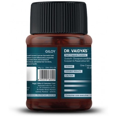 Dr Vaidyas GILOY CAPSULES Capsule 90 no.s Pack of 3