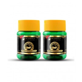 Dr Vaidya's Herbobuild | Ayurvedic Muscle Gain Capsules | No Side Effects | Pack Of 2 (60 Capsules)