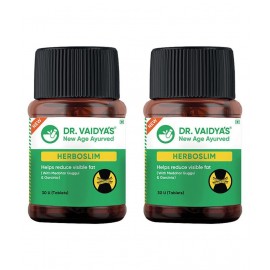 Dr Vaidyas Herboslim Tablet For Weight loss Capsule 60 no.s Pack Of 2