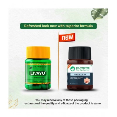 Dr Vaidyas Liver Care Capsule 60 no.s Pack Of 2