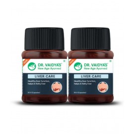 Dr Vaidyas Liver Care Capsule 60 no.s Pack Of 2 Dr Vaidyas Liver Care Capsule 60 no.s Pack Of 2