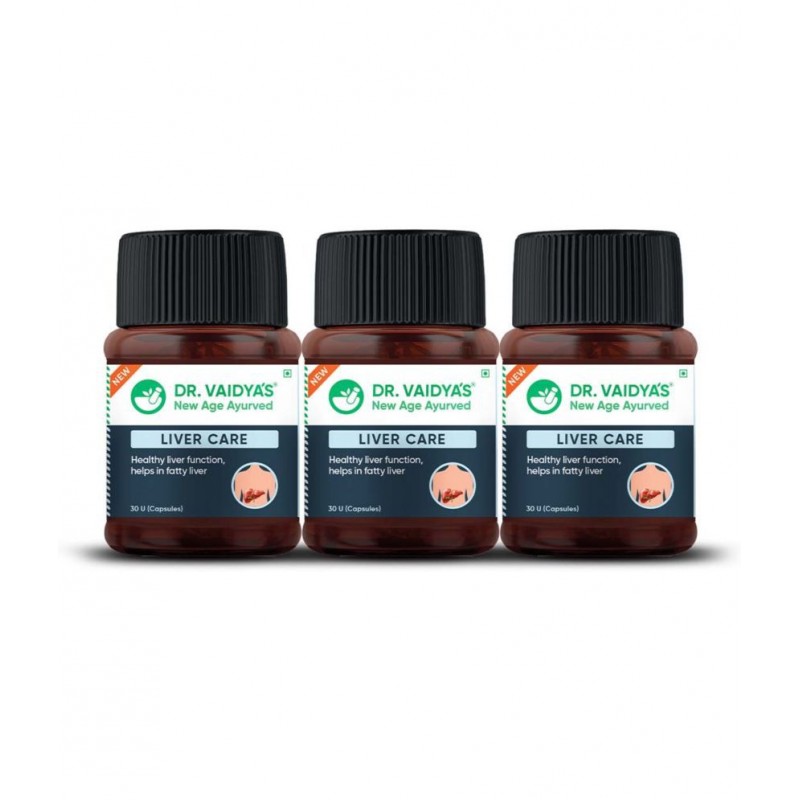 Dr Vaidyas Liver Care Capsule 90 no.s Pack of 3