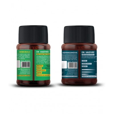 Dr Vaidyas Muscle Builder Pack Capsule 60 no.s